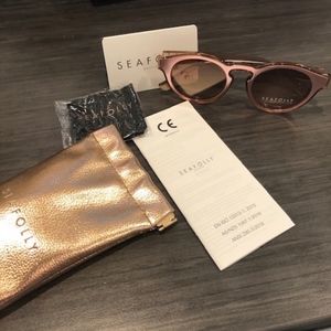 NWT SEAFOLLY Bronte Sunglasses in Blush